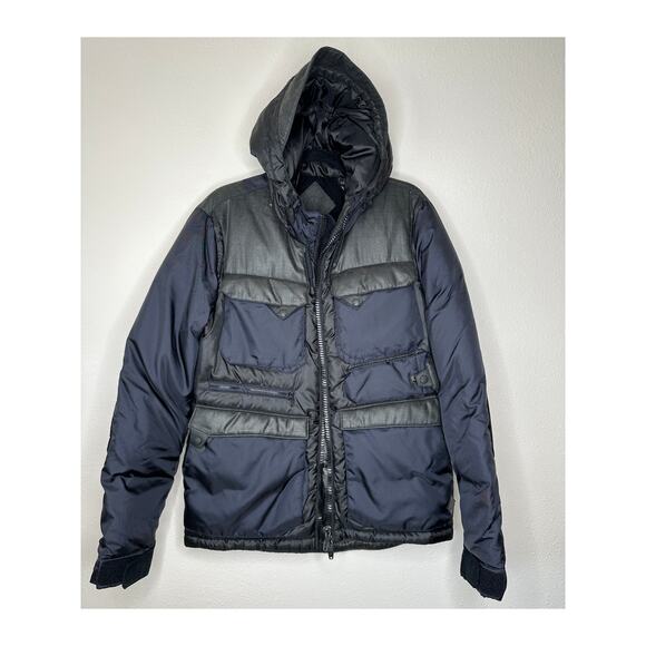 Moncler Black Folgore Down Jacket Hooded Multi-Pocket Retail $1565 4 / XL - Picture 1 of 16